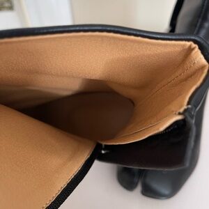 COPY - Size 7 Tabi Boots Split Toe Chunky High Heel Leather. Never been used.